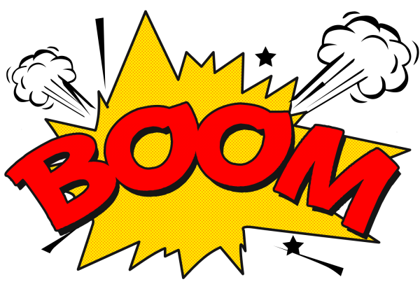 Табличка Boom