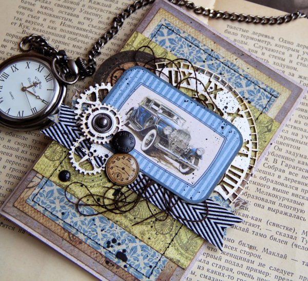 Скрапбукинг открытки для мужчин