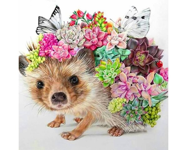 Зверюшки с цветами