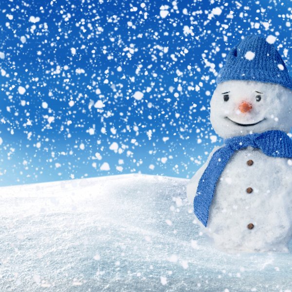 Новогодний Снеговик