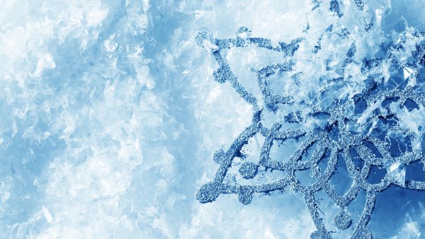 Зима снежинки