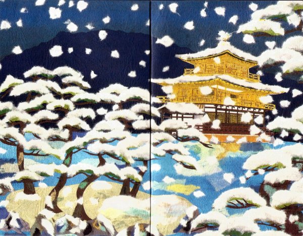 Новогодние открытки в Японии