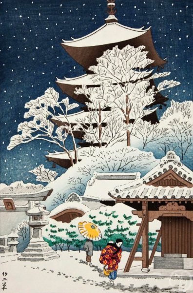 Японский художник Kawase Hasui