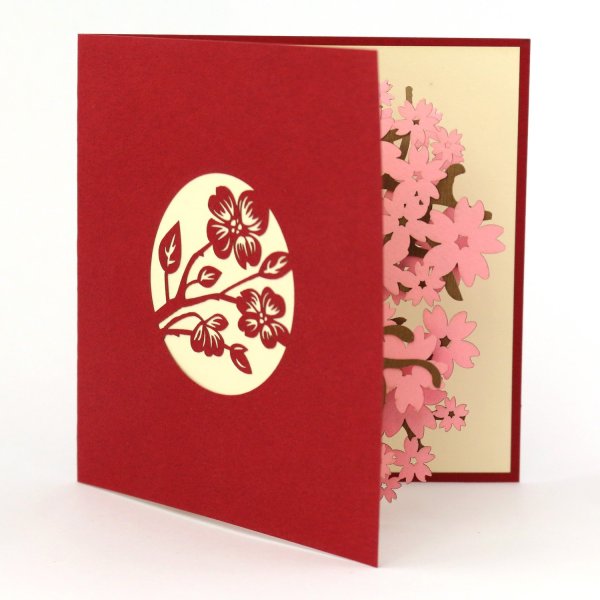 Объемная открытка сердечко