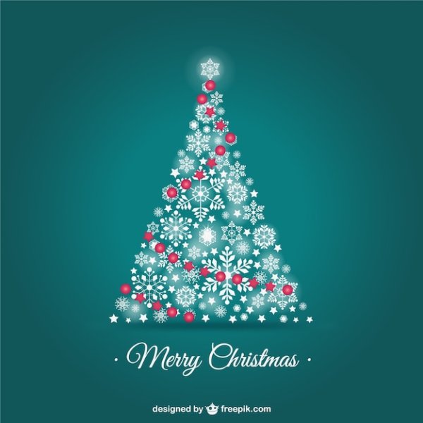 Открытка с новым годом вектор