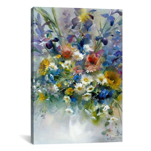 Виллем Хайенраетс акварель цветы