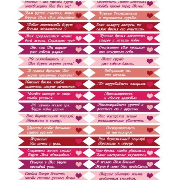 Шуточные предсказания на новый год