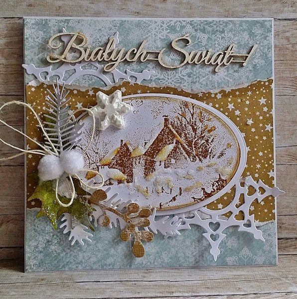 Скрап открытки с Рождеством