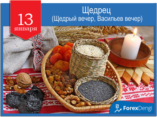 Щедрый вечер 13 января праздник