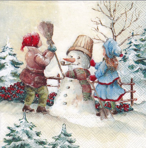 Старинные зимние открытки