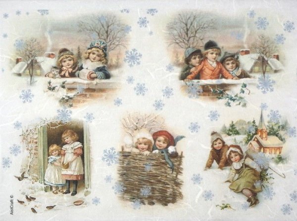 Новогодние мотивы для декупажа