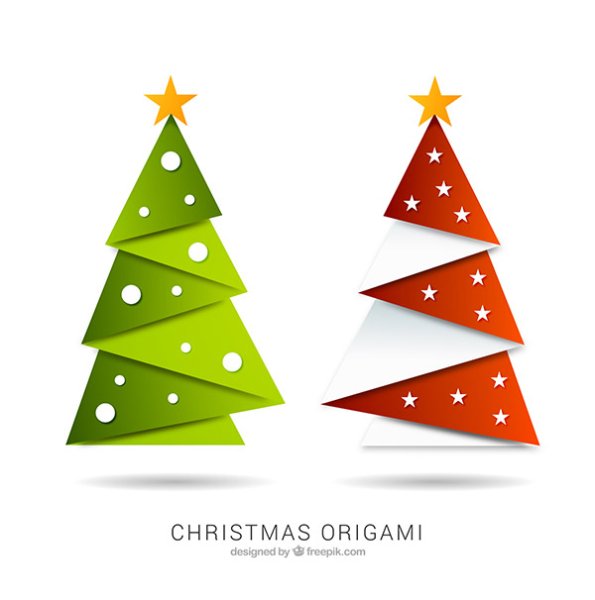 Елка открытка из бумаги