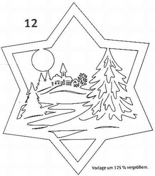 Открытка вытынанка на новый год