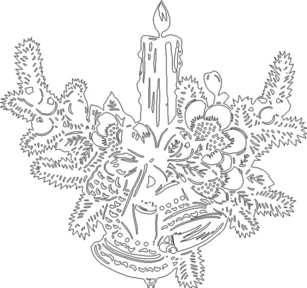 Сложные новогодние вытанки