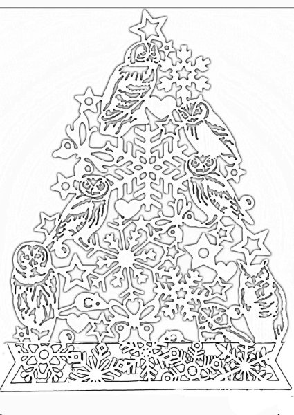 Сложные новогодние вытанки