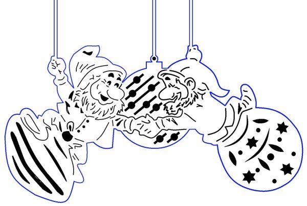 Трафареты на окна новогодние