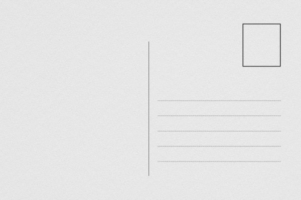 Задняя сторона открытки