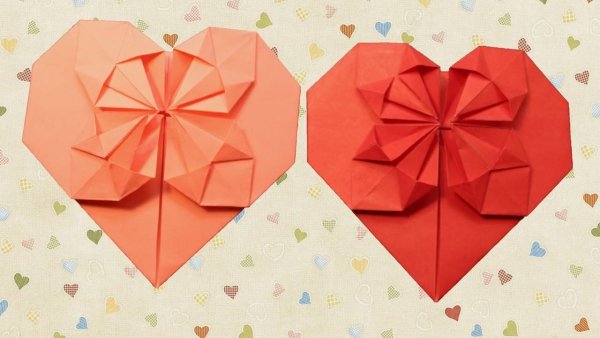 Сердечко из бумаги
