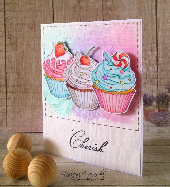 Вкусная открытка с днем рождения