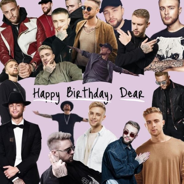 Открытка с Егором Кридом на день рождения