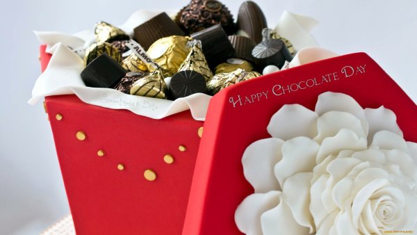 Красивые коробки конфет