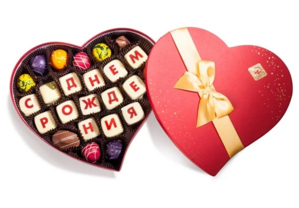 Конфеты в виде сердечек