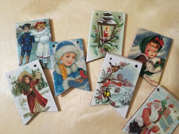 Новогодние флажки