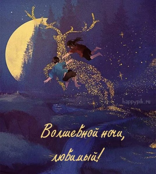 Пожелания спокойной ночи любимому