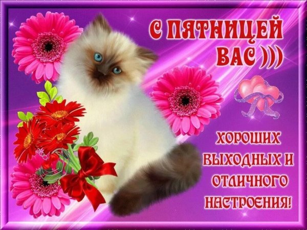 Открытки с добрым утром пятницы