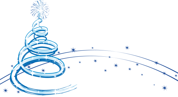 Новогодняя рамка на прозрачном фоне