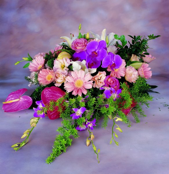 Поздравительный букет цветов