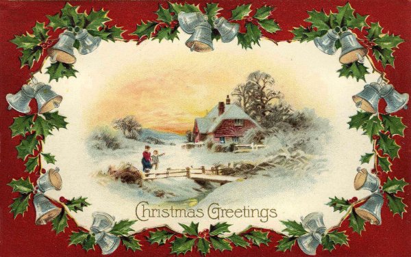 Рождественская открытка на голландском языке