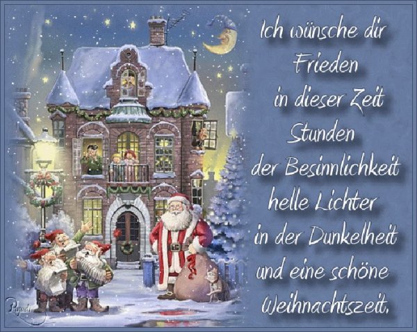 Поздравление с Рождеством на немецком языке