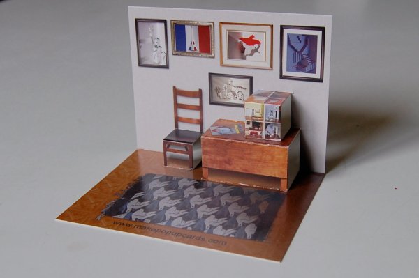 Объемный макет комнаты