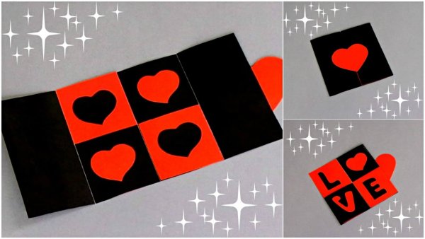 Волшебная открытка своими руками