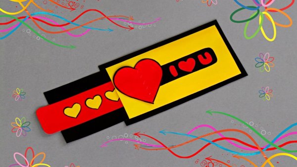 Бумажный подарок для подруги лёгкие