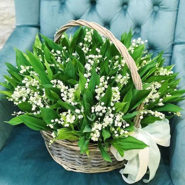 Даминова Стелла художник картины Ландыши