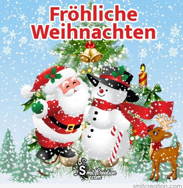 Fröhliche Weihnachten открытки