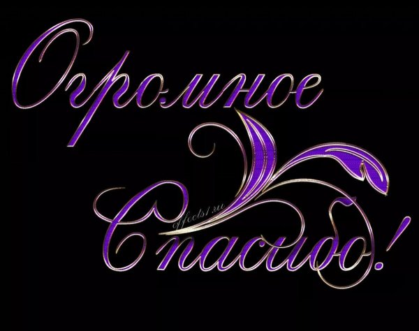 Спасибо большое мужчине