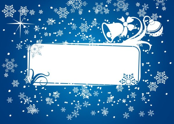 Новогодний фон для надписи