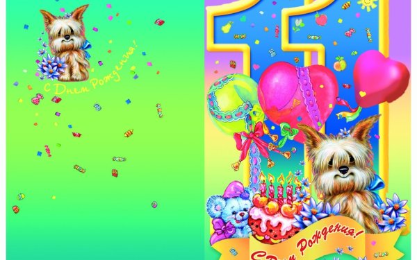 11 Месяцев открытка