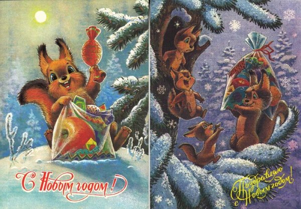 Дед Мороз художник Зарубин