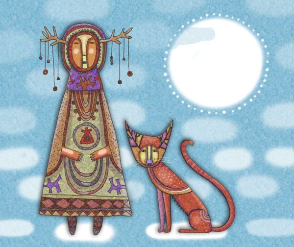 Старинные новогодние открытки с животными