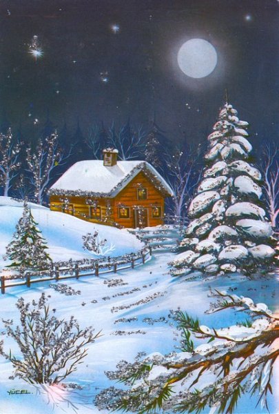 Открытки 90 зимние