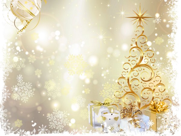 Фон для открытки с новым годом