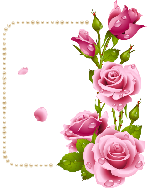 Рамка цветы