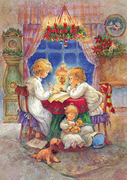 Рождественская открытка