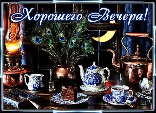 Красивые поздравления с добрым вечером