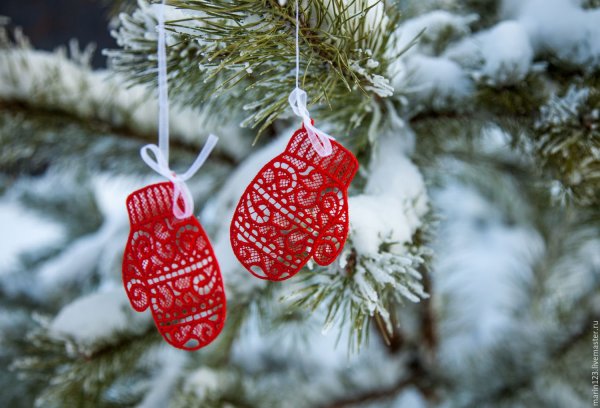 Новогодние варежки