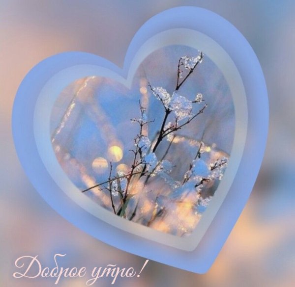 Доброе волшебное утро зима